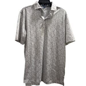 Stitch Men’s Medium M Camo Polo Shirt Soft Stretch Collared Short Sleeve